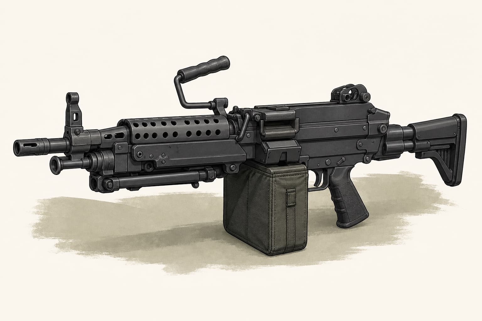 A&K M249 PARA Sports Line