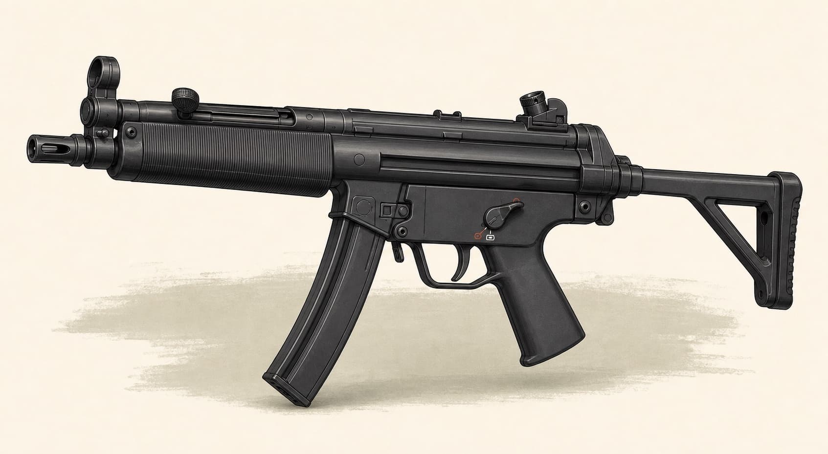 Tokyo Marui MP5 A5 NGRS